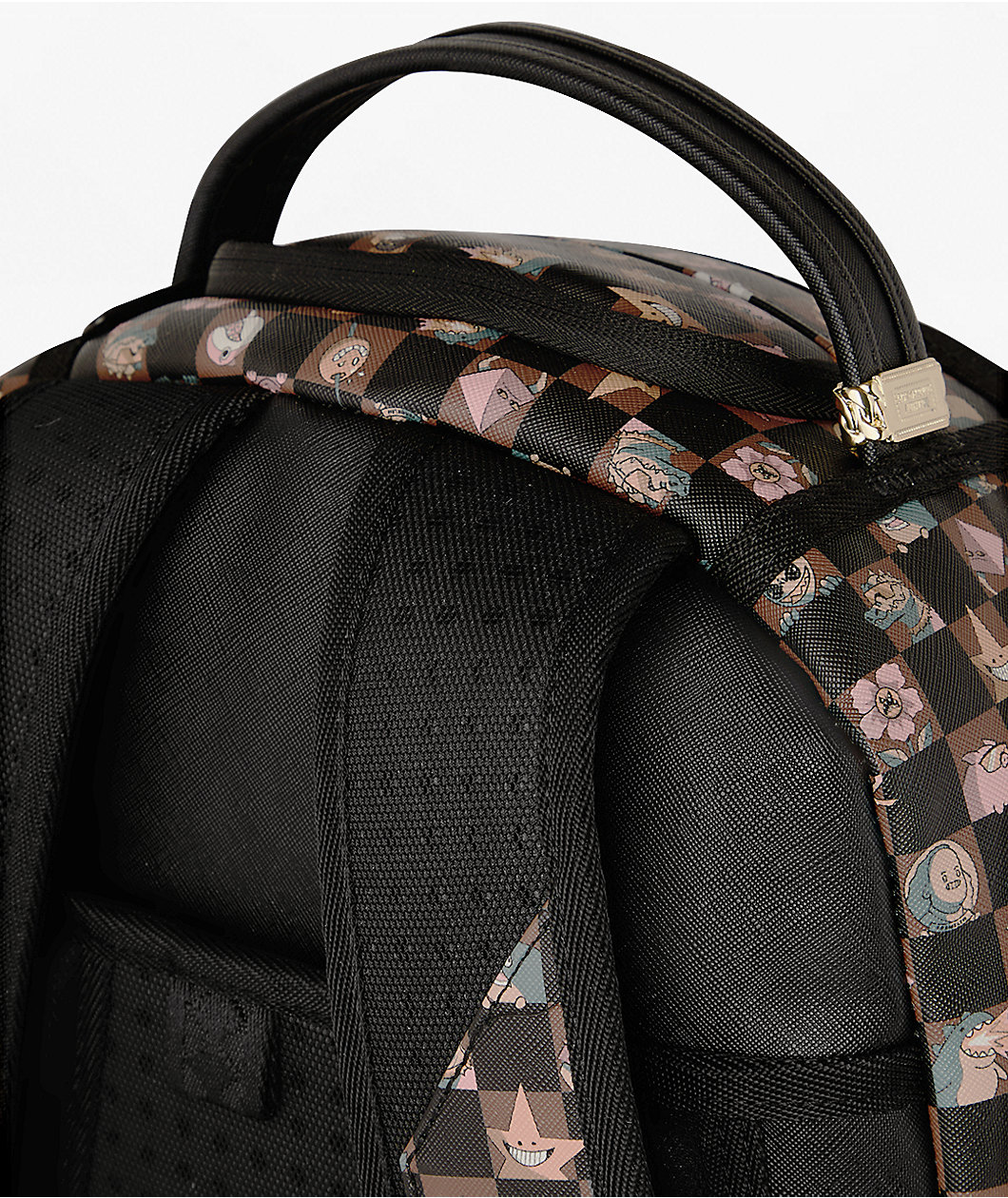 Sprayground King Characters Remix Checker Backpack