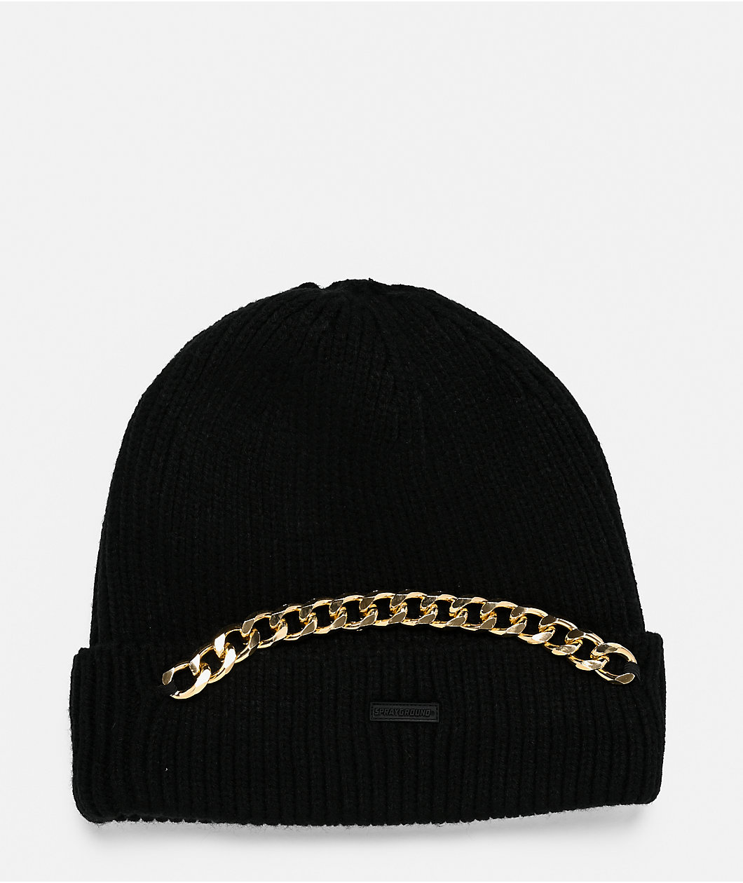 Sprayground Links On My Mind Black Beanie