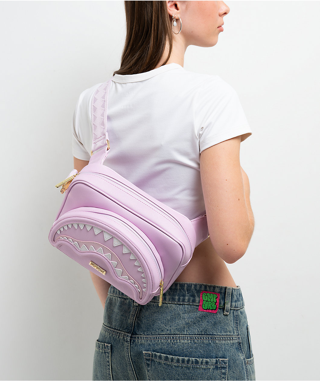 Sprayground Lots O Charms Pink Crossbody Bag