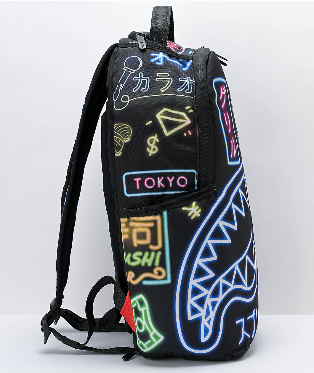 Sprayground Neon Shujuki Black Backpack