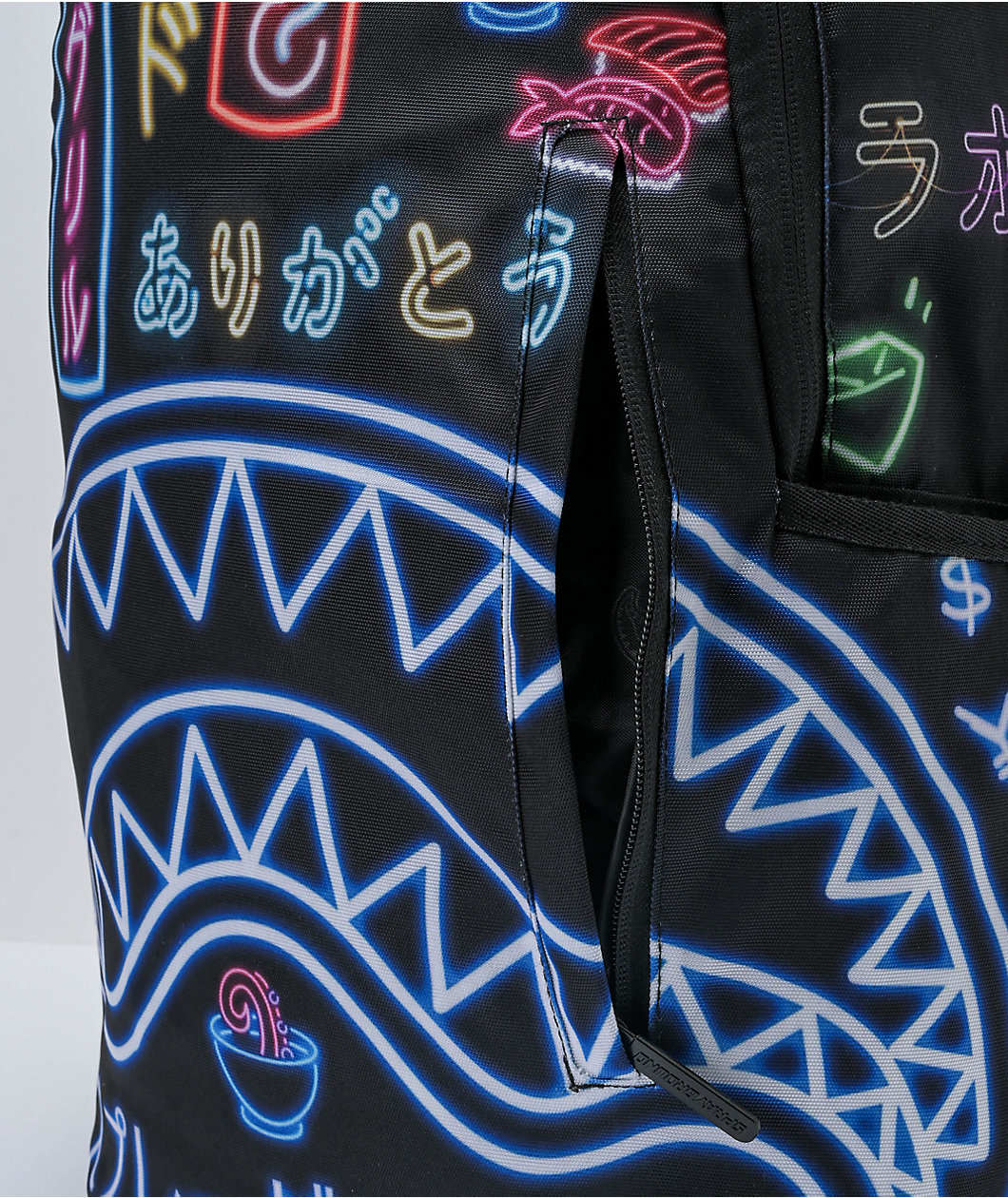 Sprayground Neon Shujuki Black Backpack