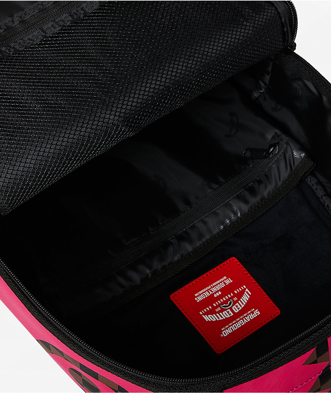 Sprayground Pink Bear Shark Backpack