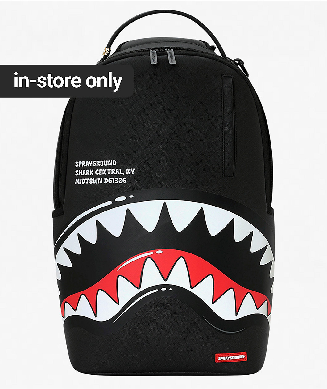 Sprayground Shark Central Bubbly Black Backpack