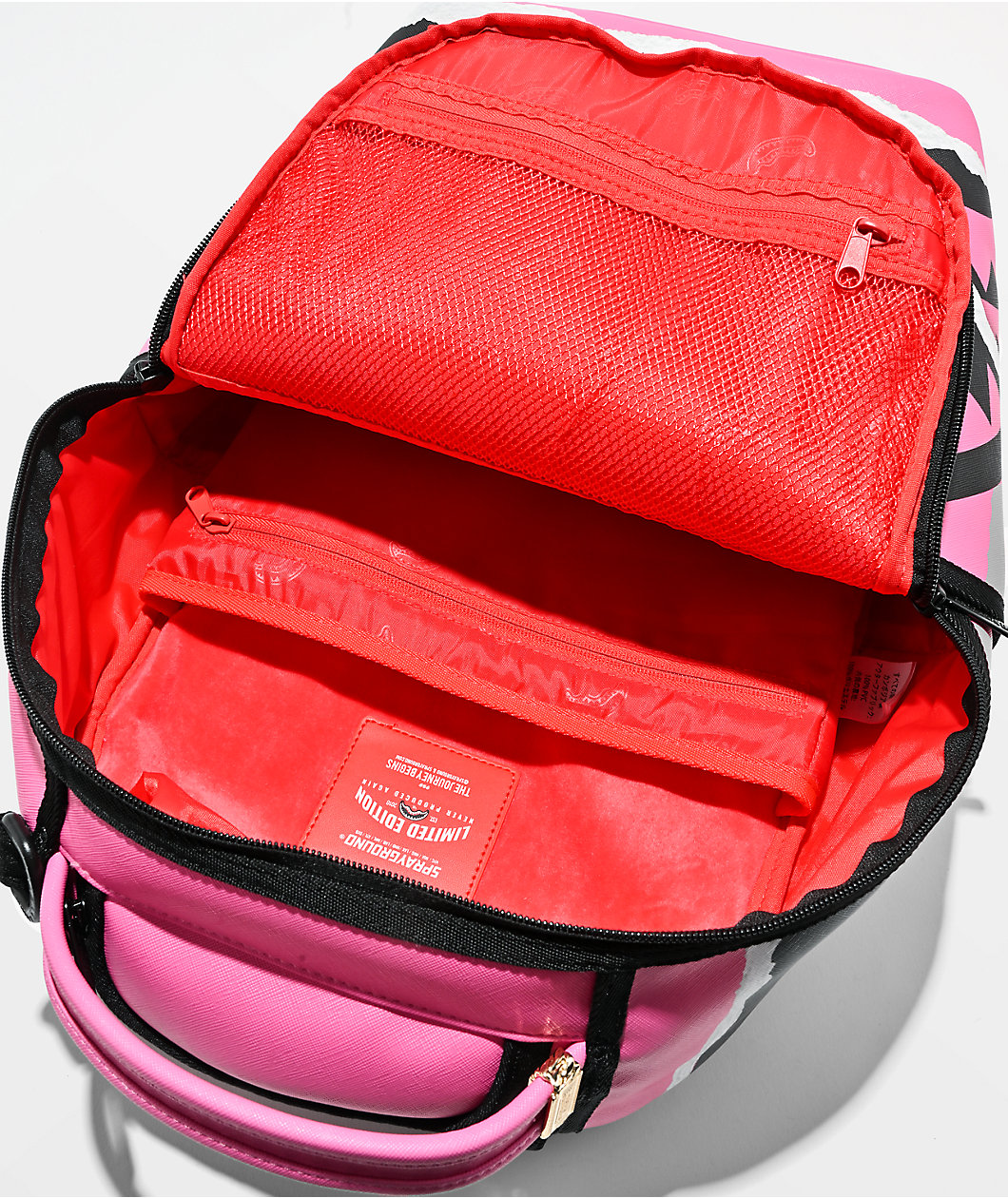 Sprayground Shark Central Duality Tear Pink Backpack