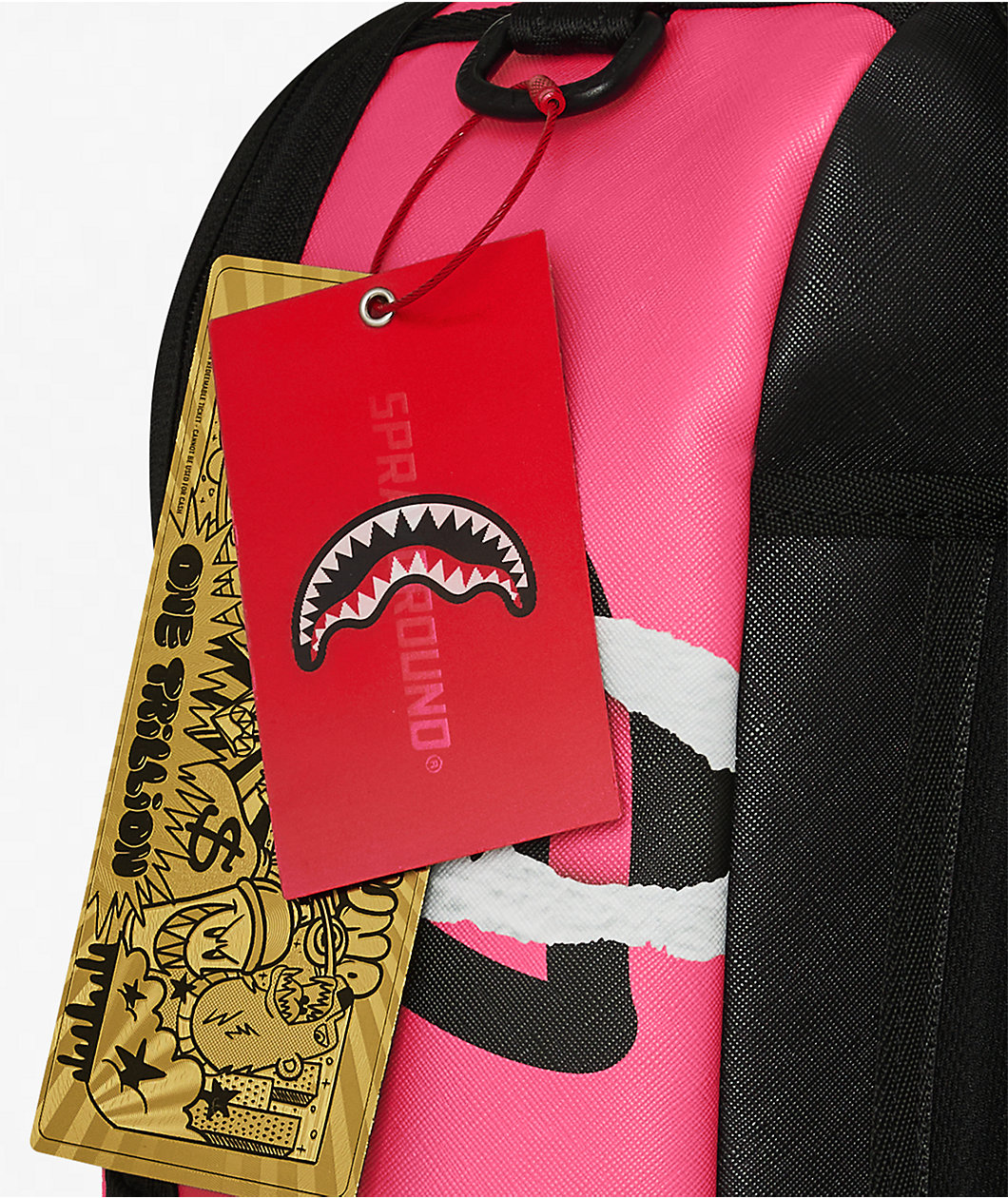 Sprayground Shark Central Duality Tear Pink Backpack