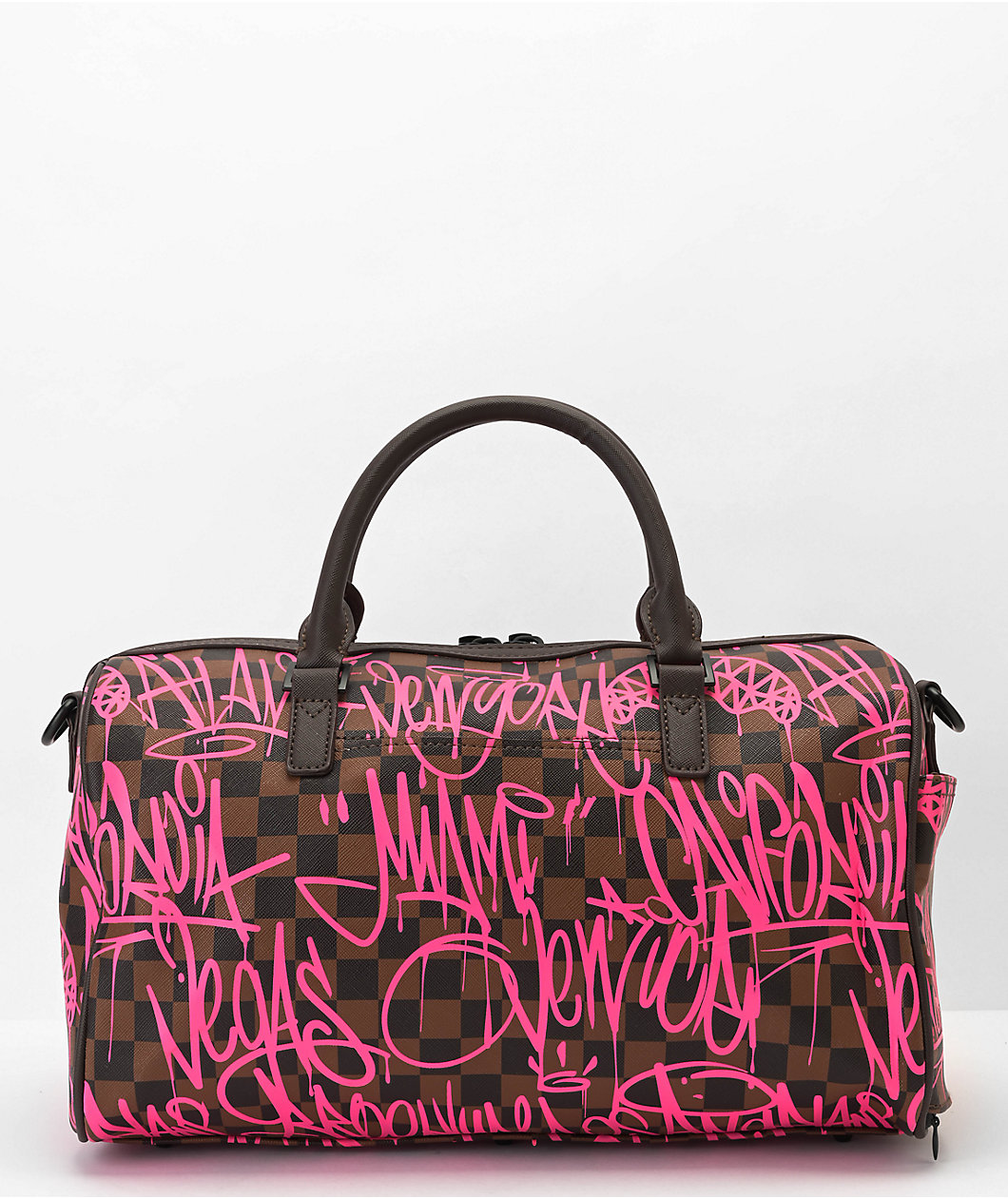 Sprayground Sharks In Paris Brown Mini-Duffel bag