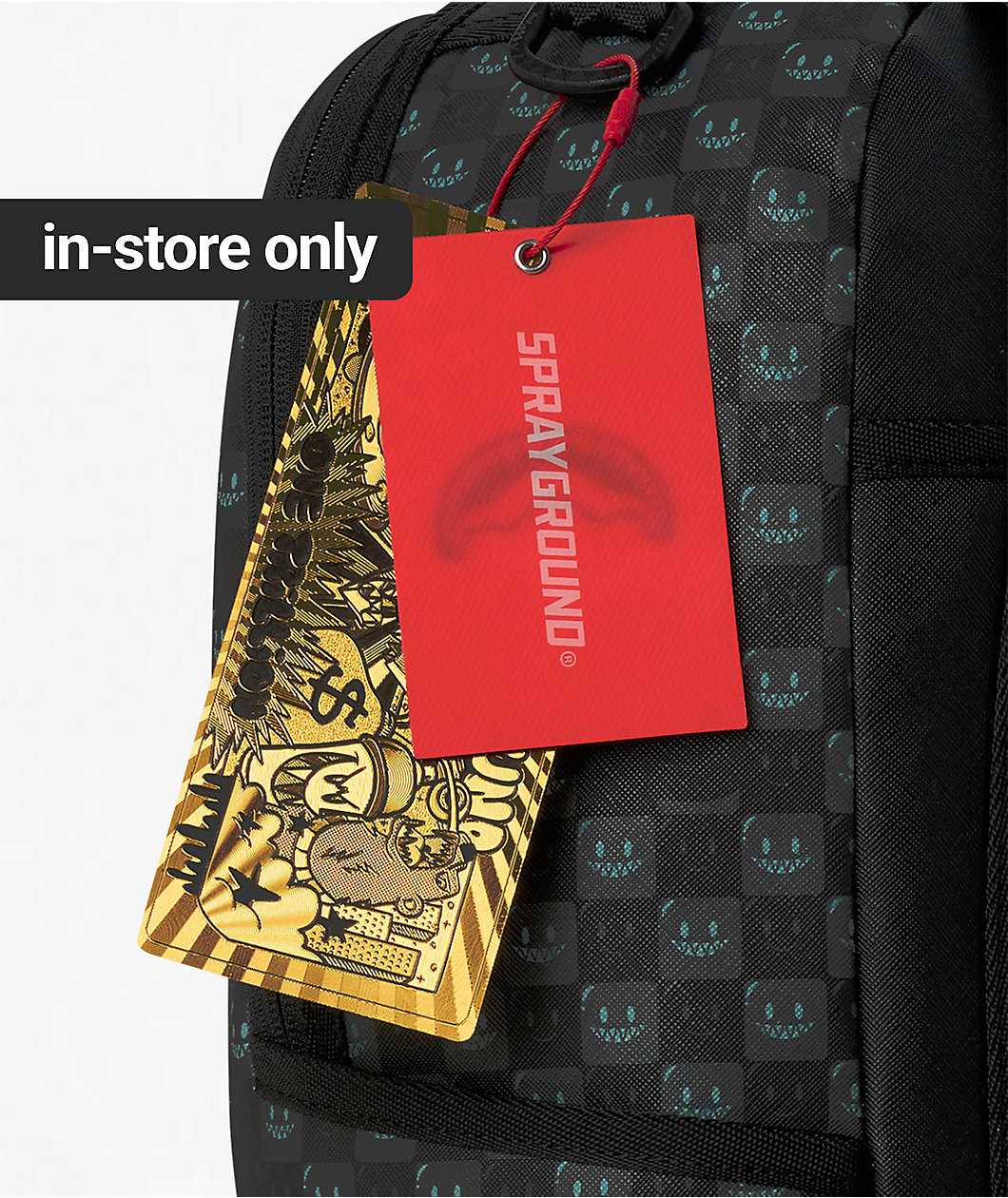Sprayground Sharks In Paris Bubbly Black Backpack