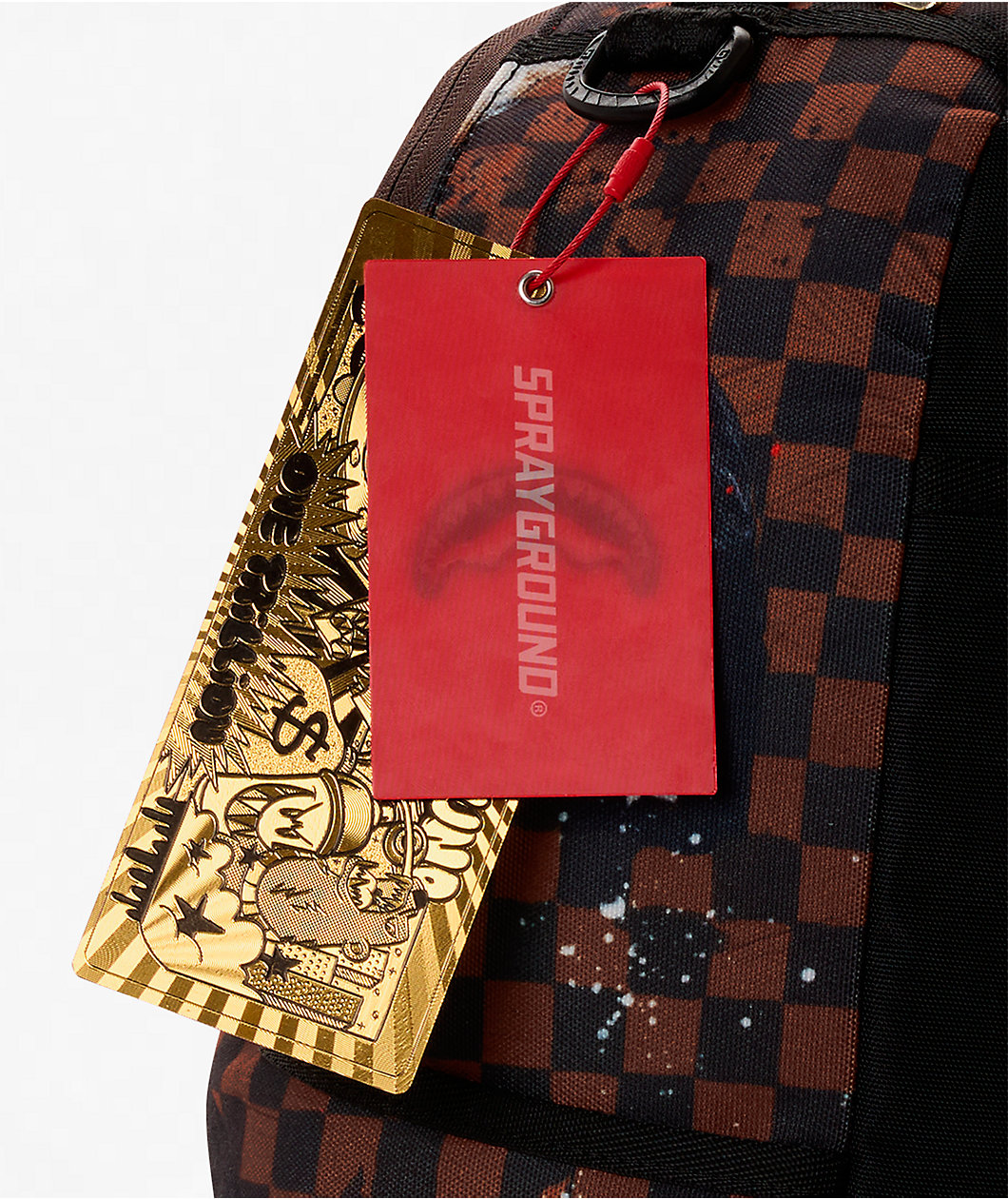 Sprayground Sharks In Paris Painted Brown Backpack
