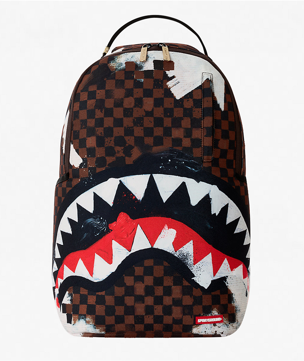 Sprayground Sharks In Paris Painted Brown Backpack