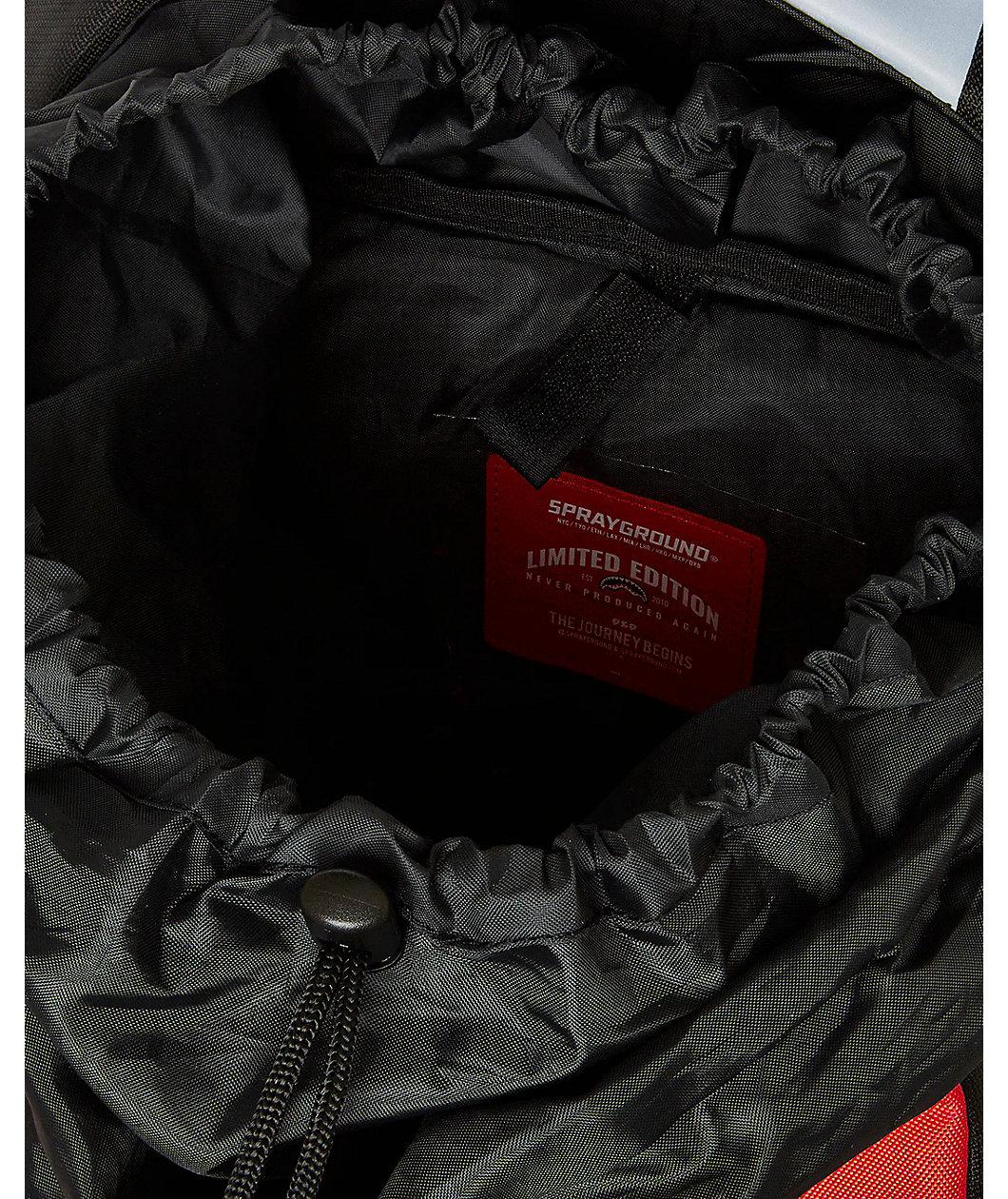 Sprayground Shredded Arctic Camper Backpack