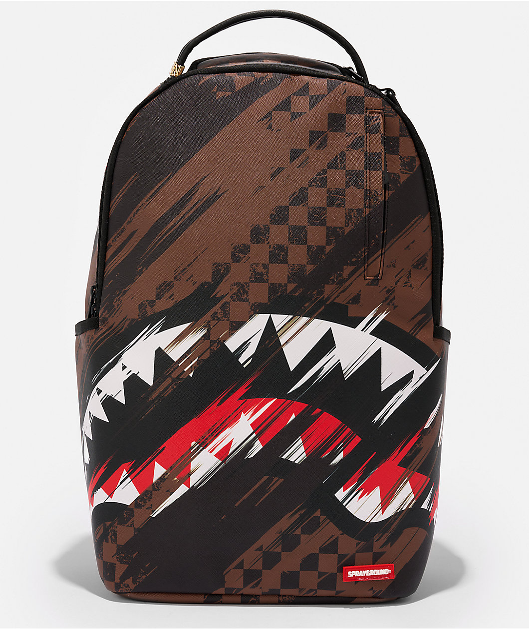 Sprayground Smeared Grunge Brown Backpack