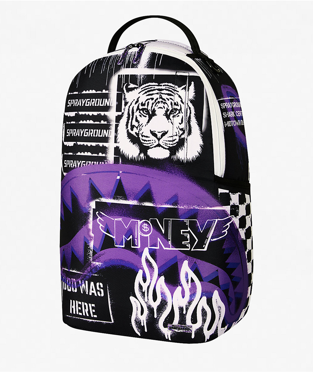 Sprayground Stencil Shark Attack Backpack