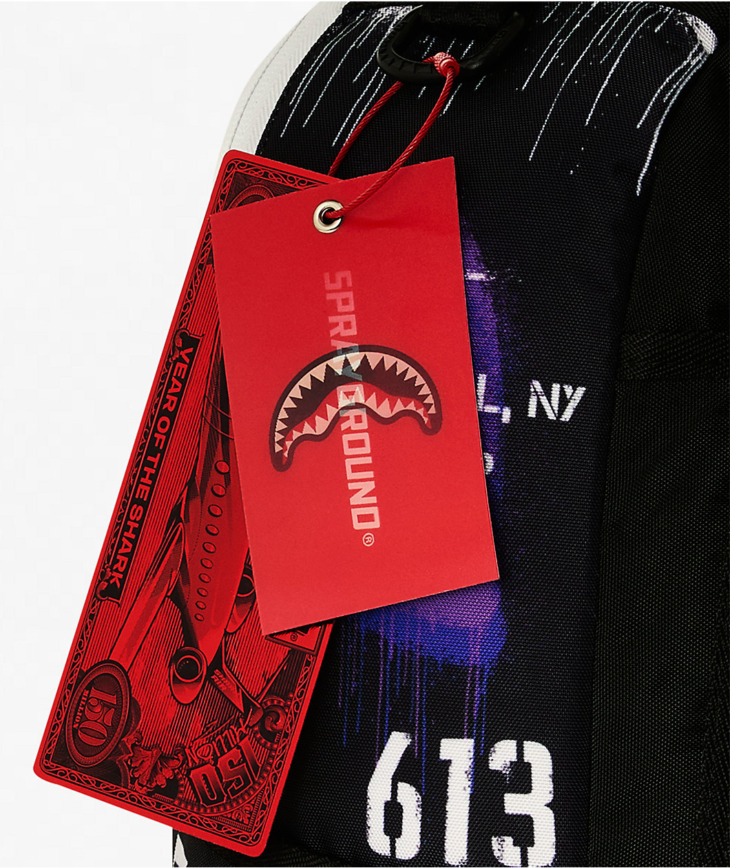 Sprayground Stencil Shark Attack Backpack