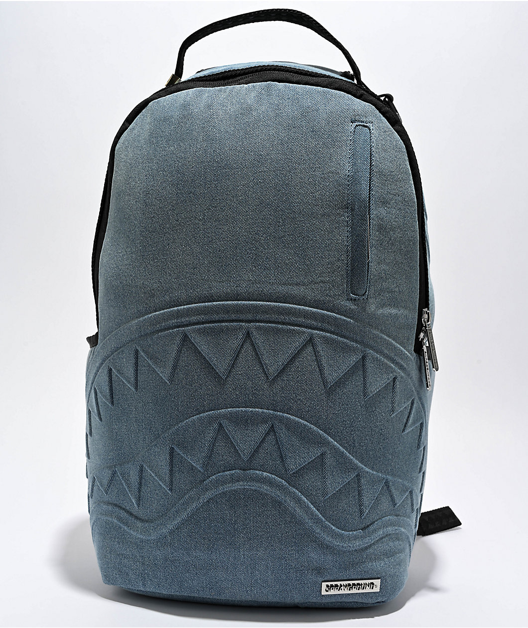 Sprayground Stone Washed Shark Blue Backpack