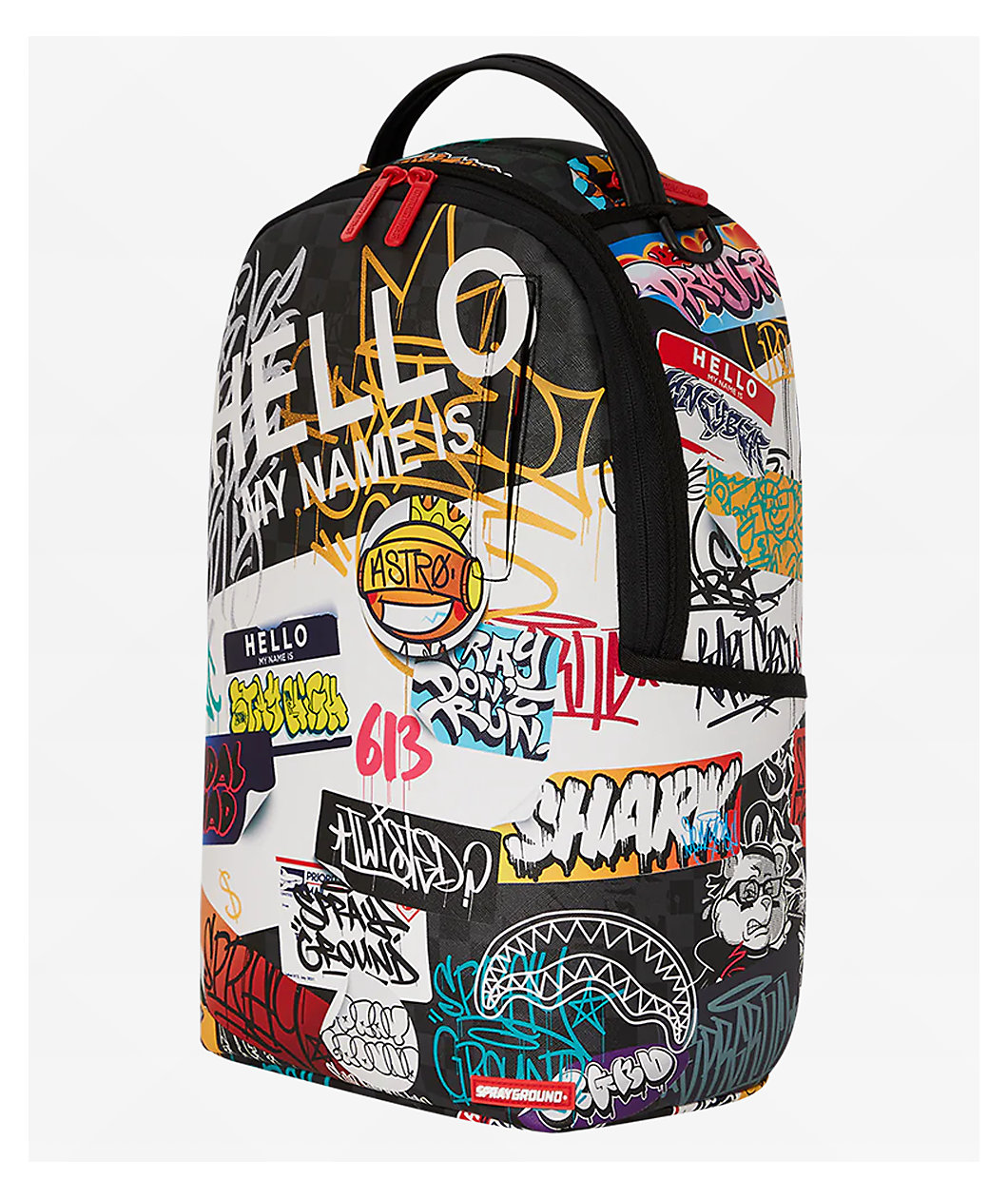 Sprayground Tagged Hello World V14 Backpack | Dulles Town Center