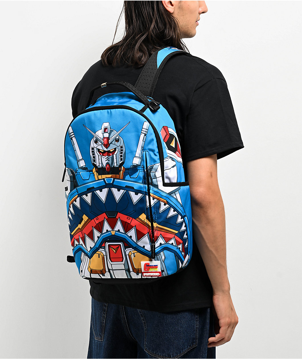 Sprayground x Gundam Mech Shark Backpack