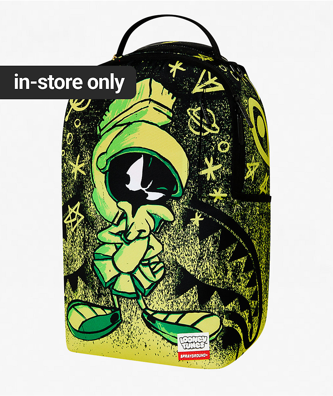 Sprayground x Looney Tunes Marvin The Martian Spray Black Backpack