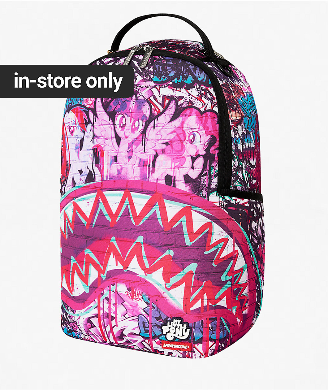Sprayground x My Little Pony Graffiti Pink Backpack