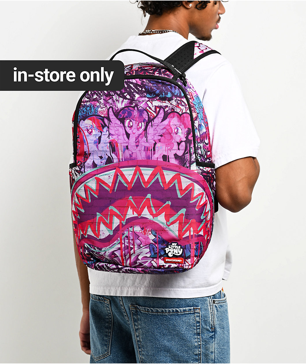 Sprayground x My Little Pony Graffiti Pink Backpack