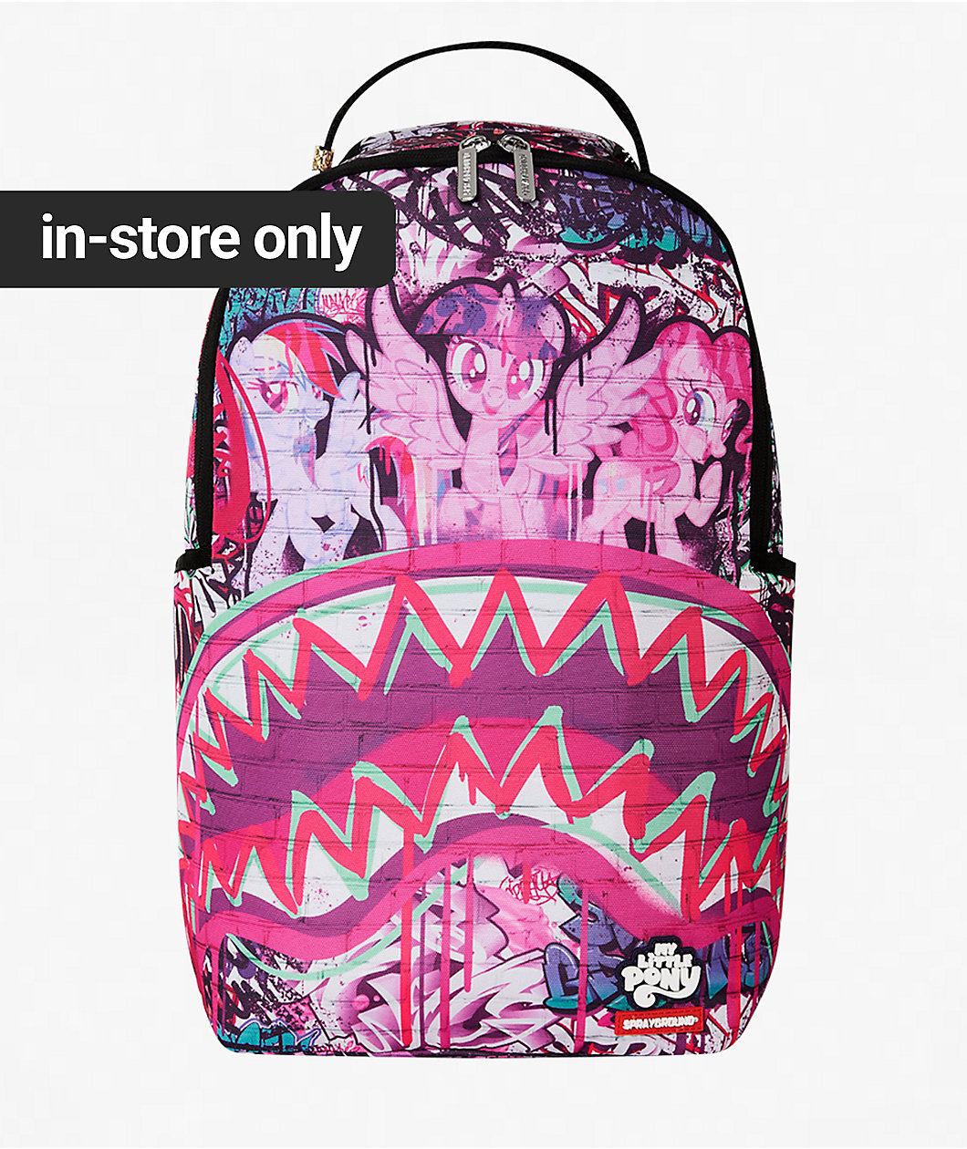 Sprayground x My Little Pony Graffiti Pink Backpack
