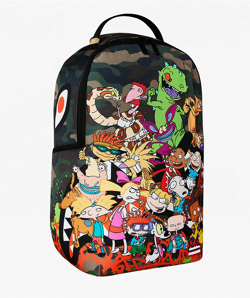 Sprayground x Nickelodeon 90s Nick Graffiti Camo Backpack