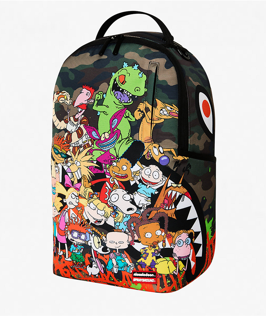 Sprayground x Nickelodeon 90s Nick Graffiti Camo Backpack