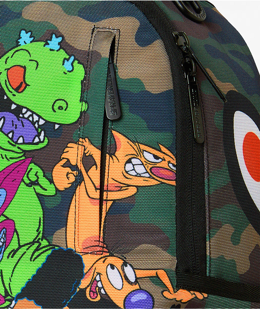 Sprayground x Nickelodeon 90s Nick Graffiti Camo Backpack