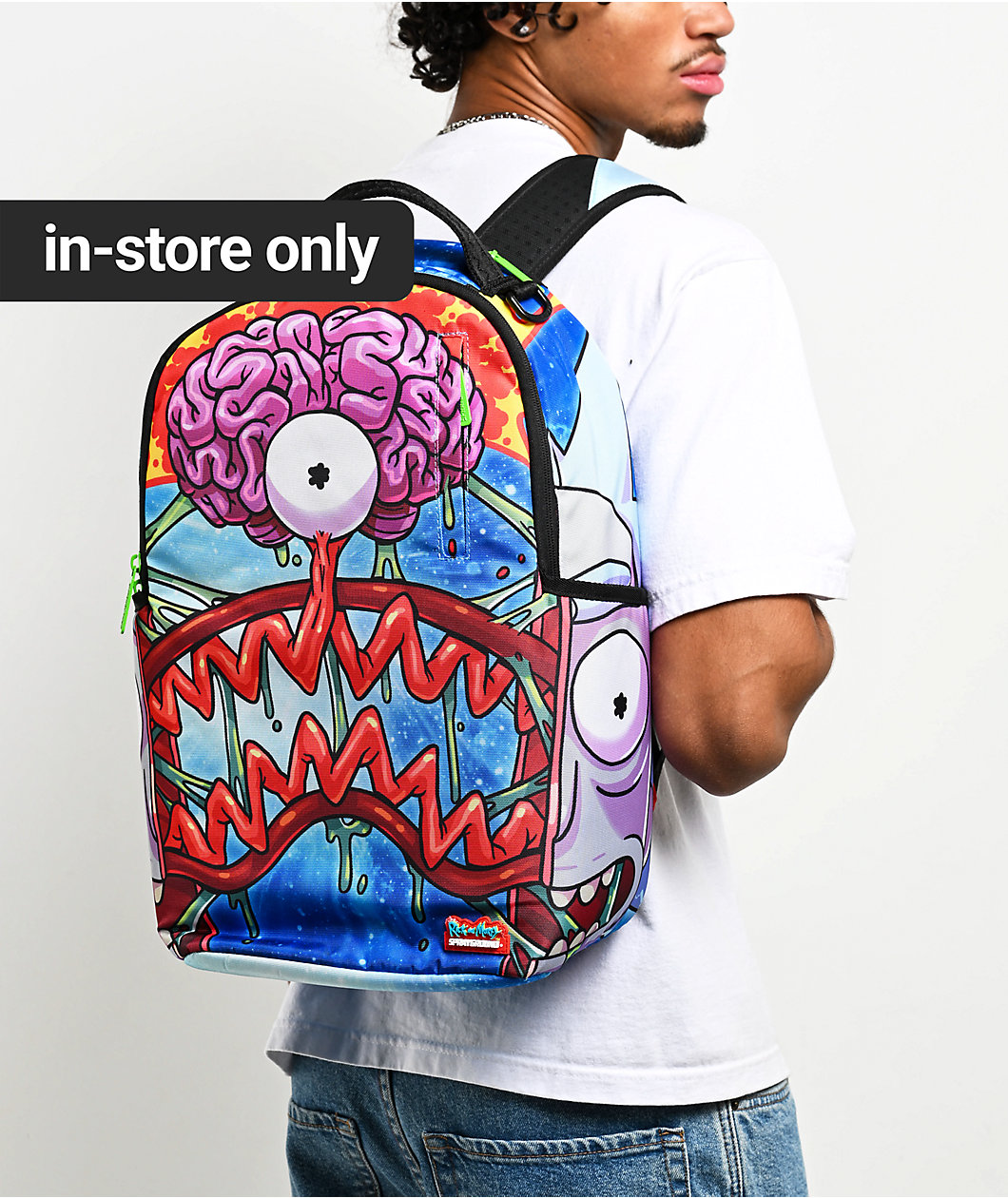 Sprayground x Rick And Morty Split Backpack