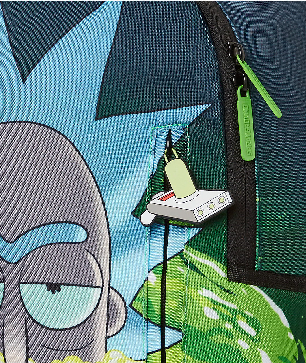 Sprayground x Rick and Morty Portal Green Backpack