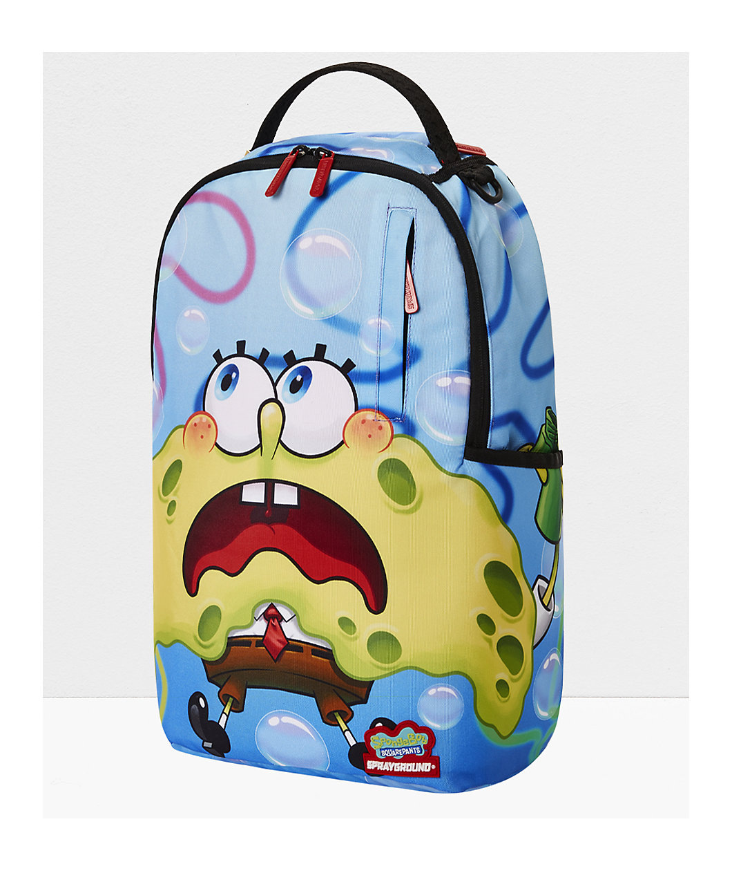 Sprayground x SpongeBob SquarePants Shark Shape Sponge Blue & Yellow Backpack