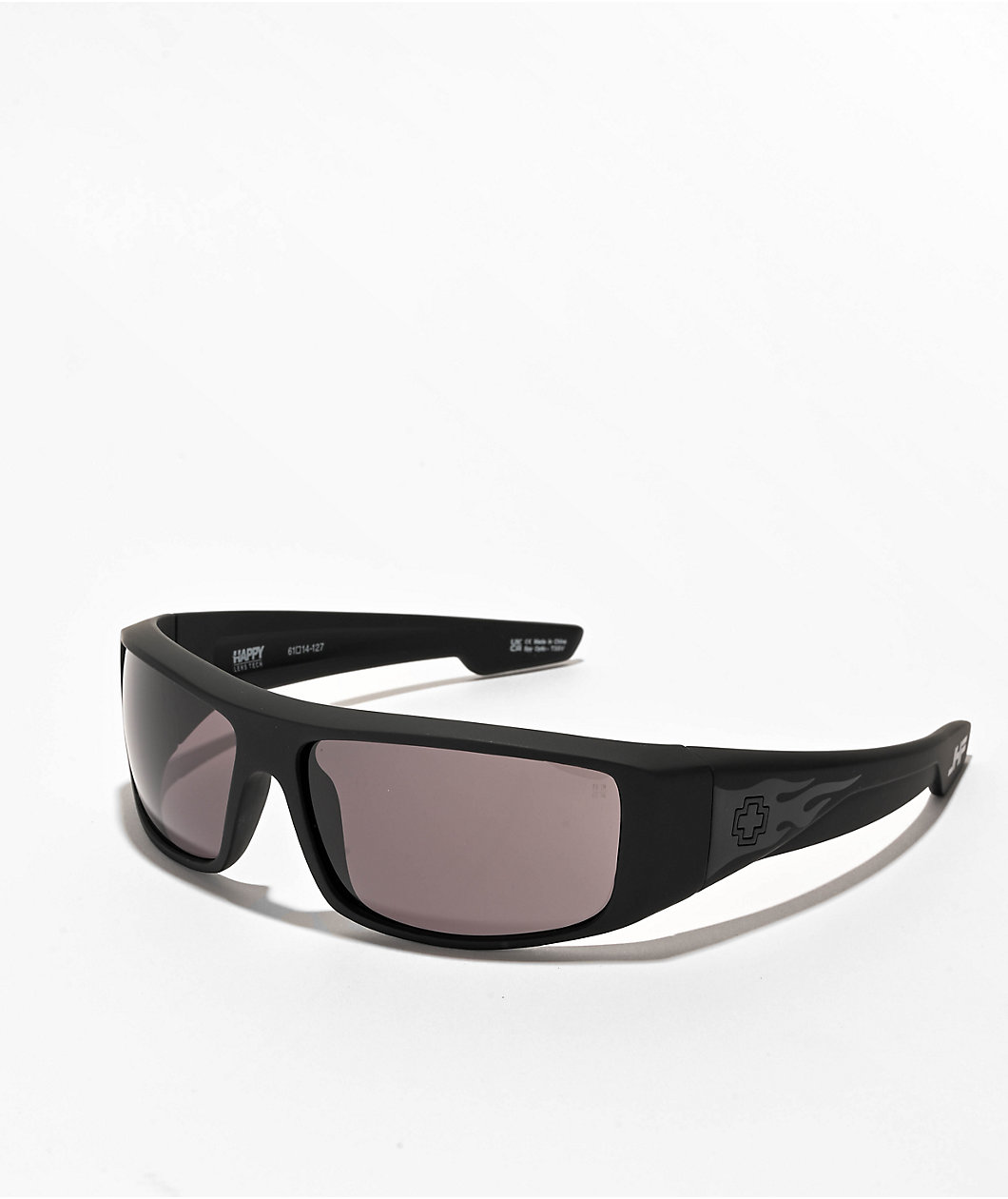 Spy x Boo Johnson Logan Black Flame Sunglasses
