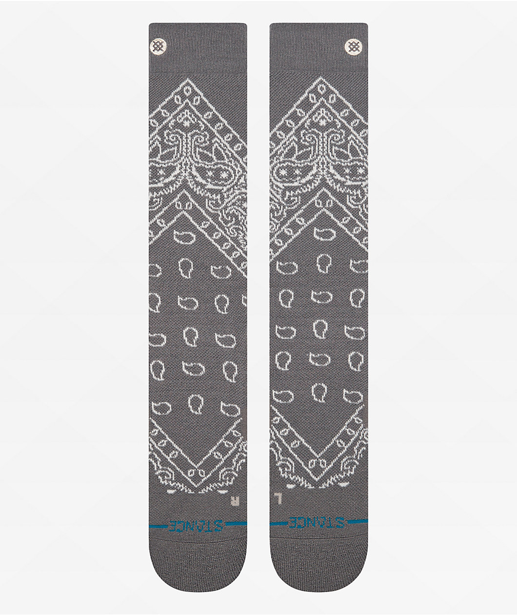 Stance Barrio Mid Wool Grey Snow Socks