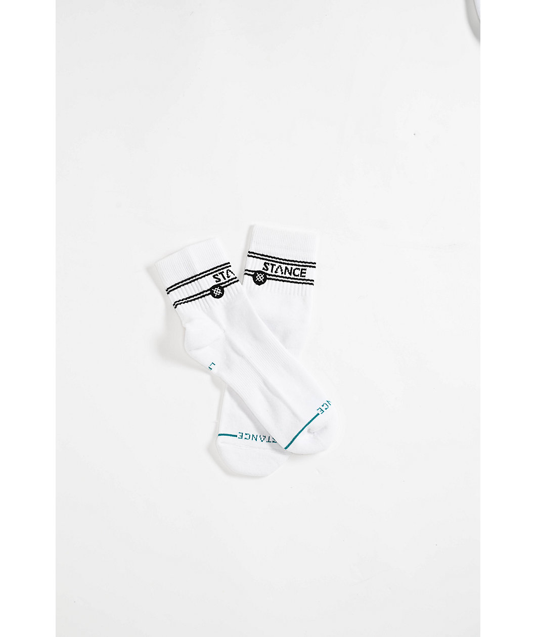 Stance Basic Icon White 3 Pack Crew Socks