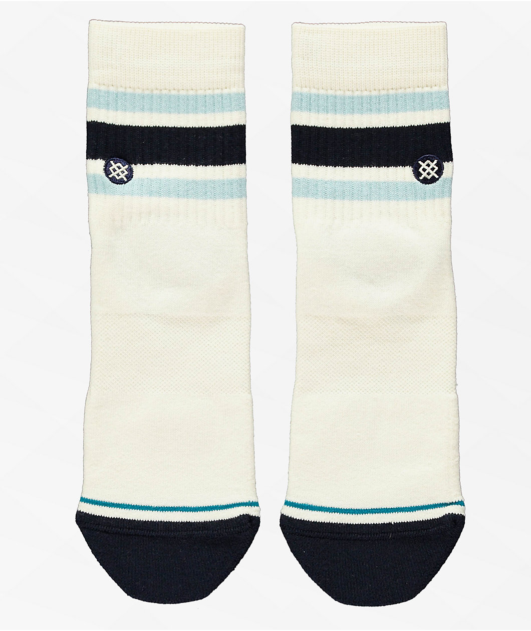 Stance Boyd Natural, Black & Blue Ankle Socks