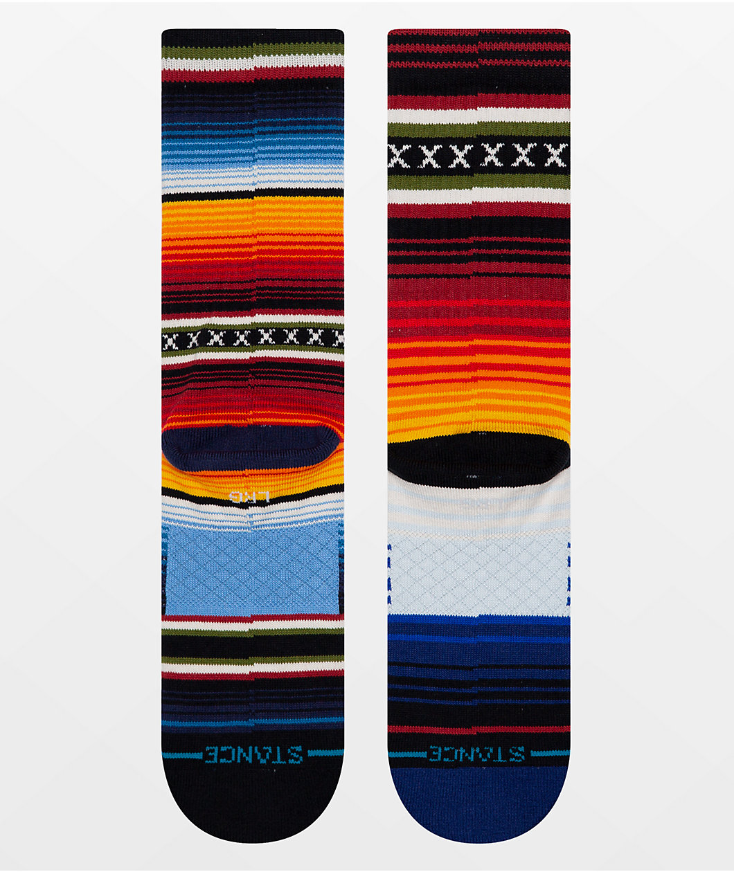 Stance Curren Striped Red