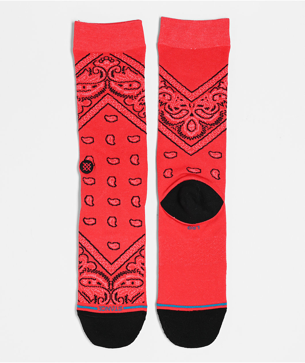 Stance El Barrio Red Crew Socks