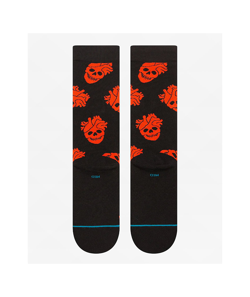 Stance Fallen In Skull Black Crew Socks