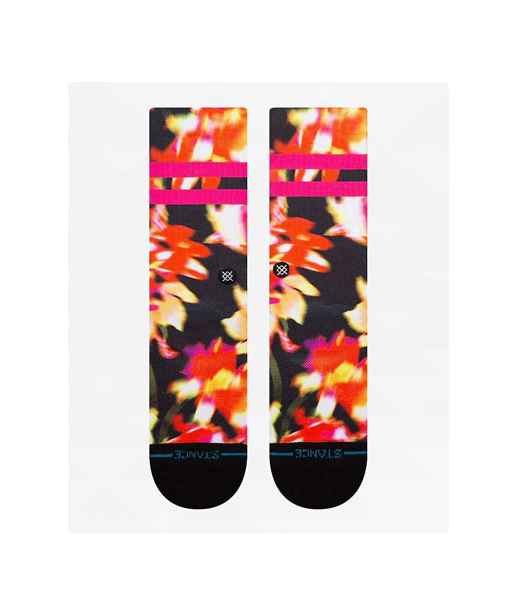Stance Flowerful Black Crew Socks