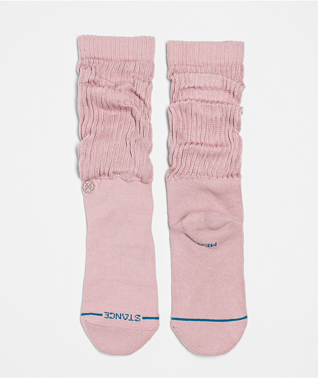 Stance Icon Pink Slouch Crew Socks