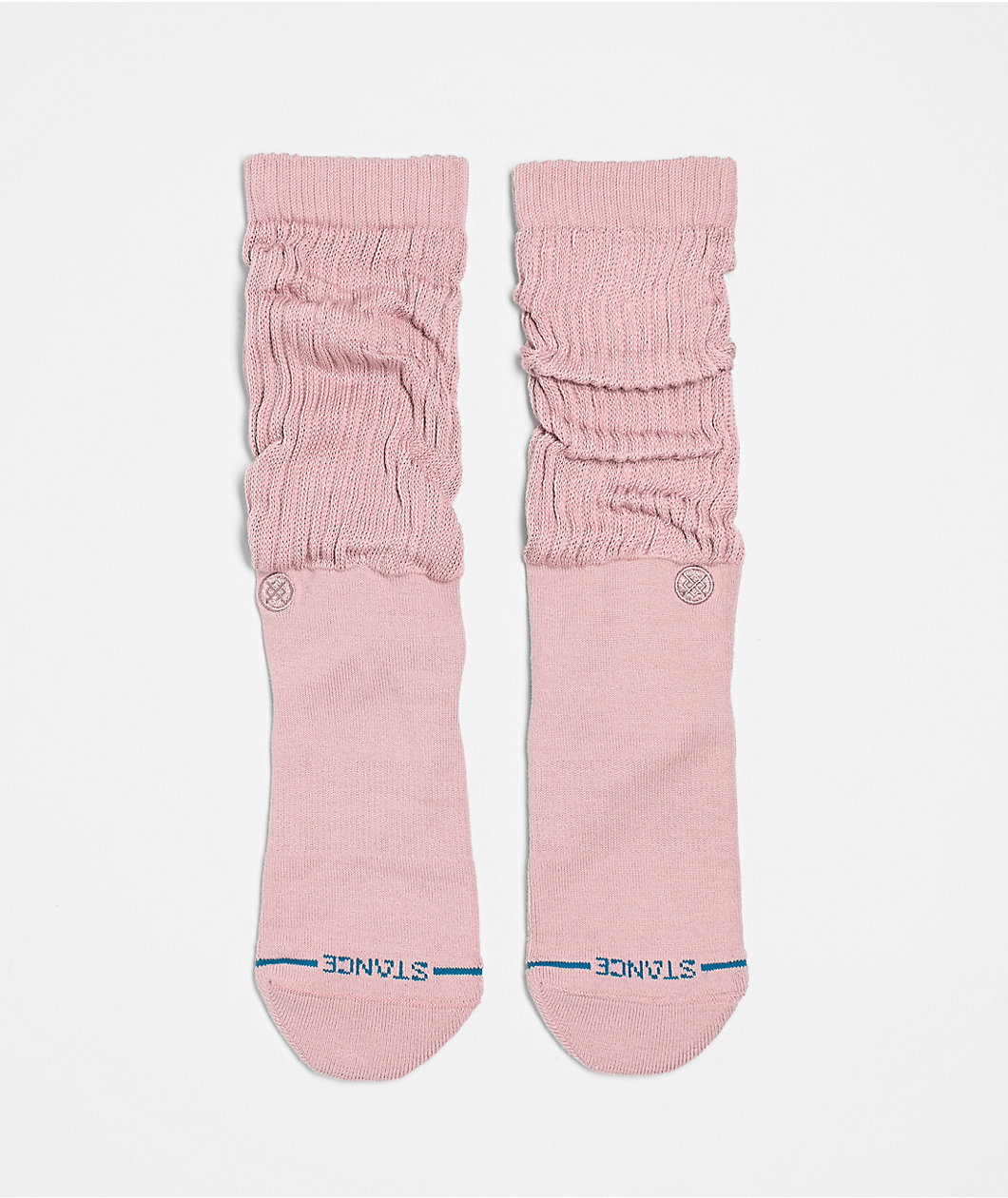 Stance Icon Pink Slouch Crew Socks