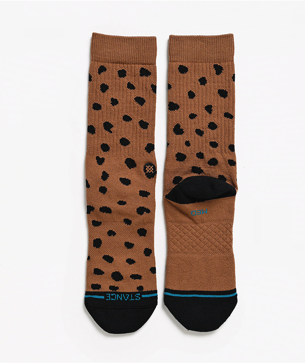Stance Leopard Brown Crew Socks