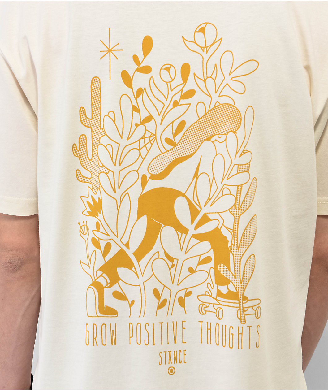 Stance Lineups Cream T-Shirt