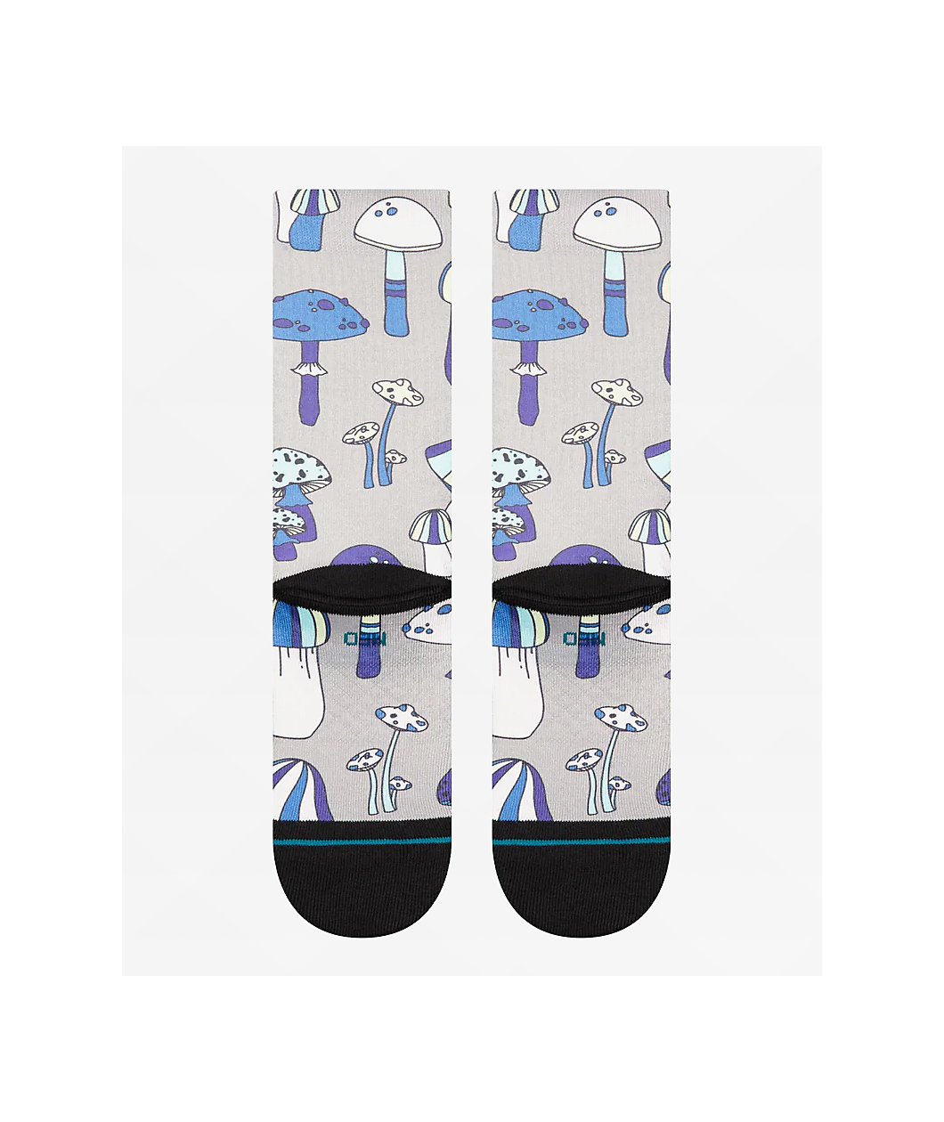 Stance Microbial Grey Crew Socks