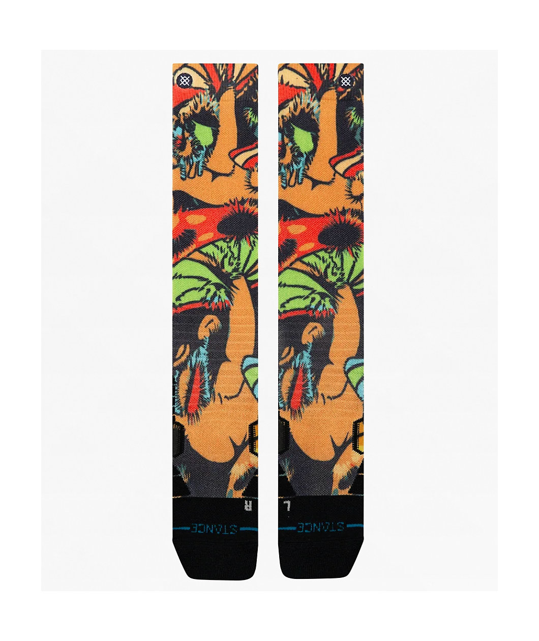Stance Mushies Black Wool Snow Socks