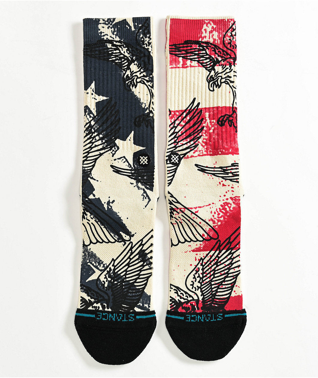 Stance The United Beige Crew Socks