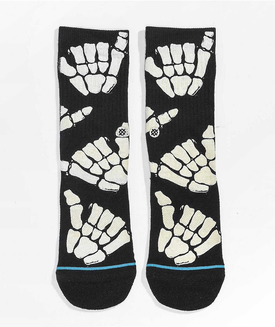 Stance Zombie Hang Black & White Crew Socks