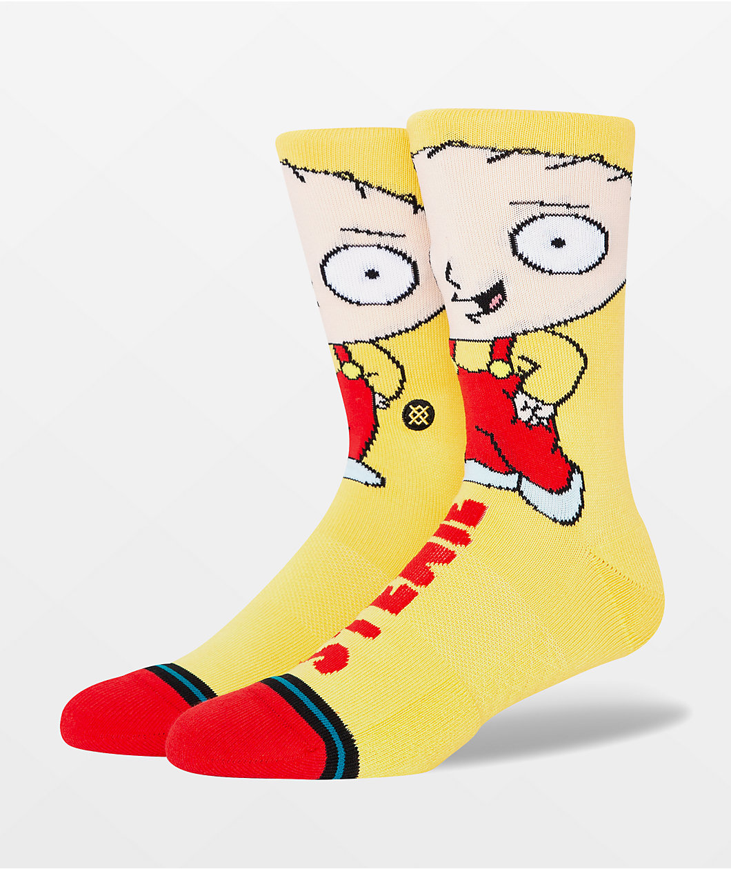 Stance x Family Guy Stewie Yellow Crew Socks