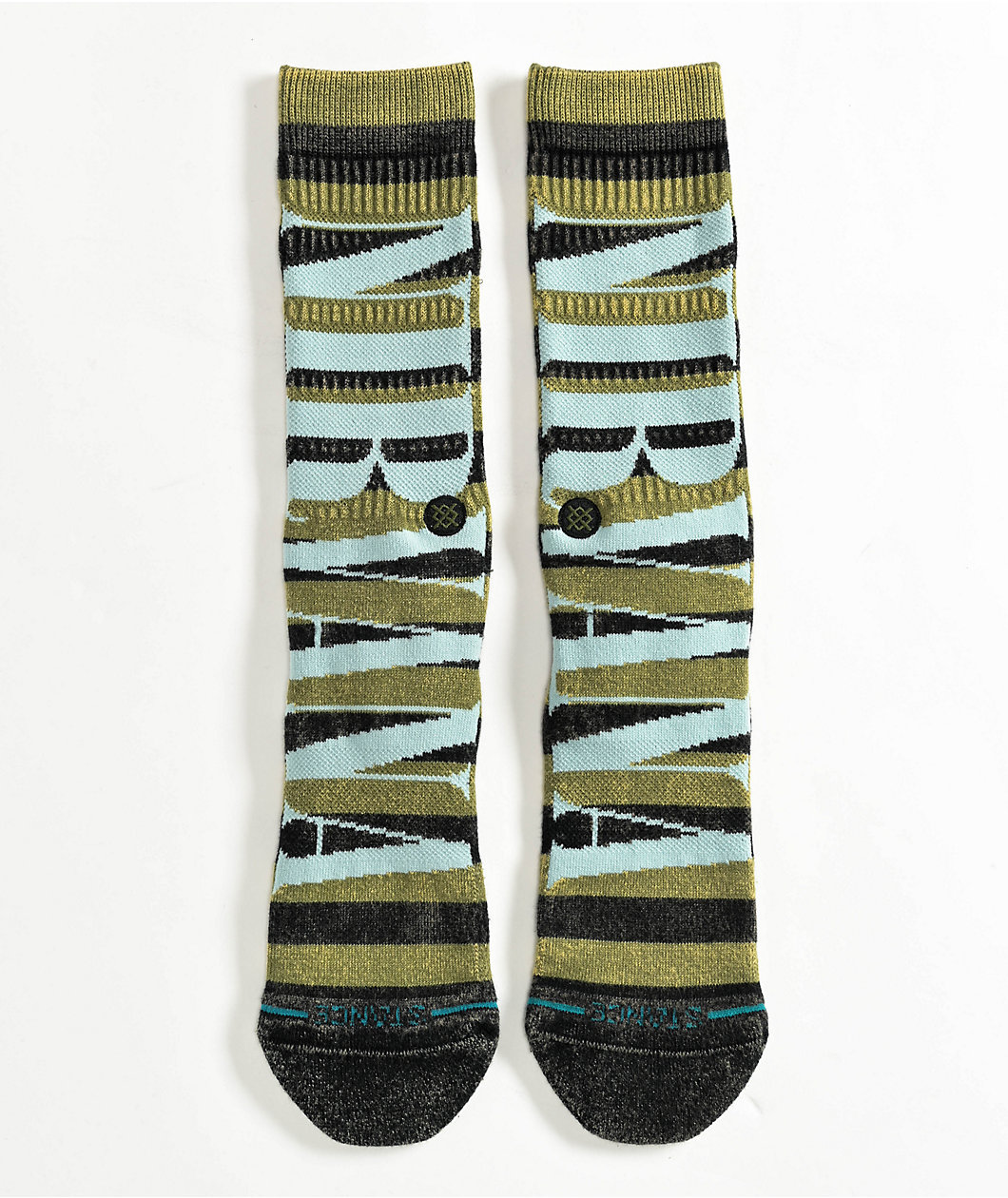 Stance x Nirvana Green Stripe Crew Socks