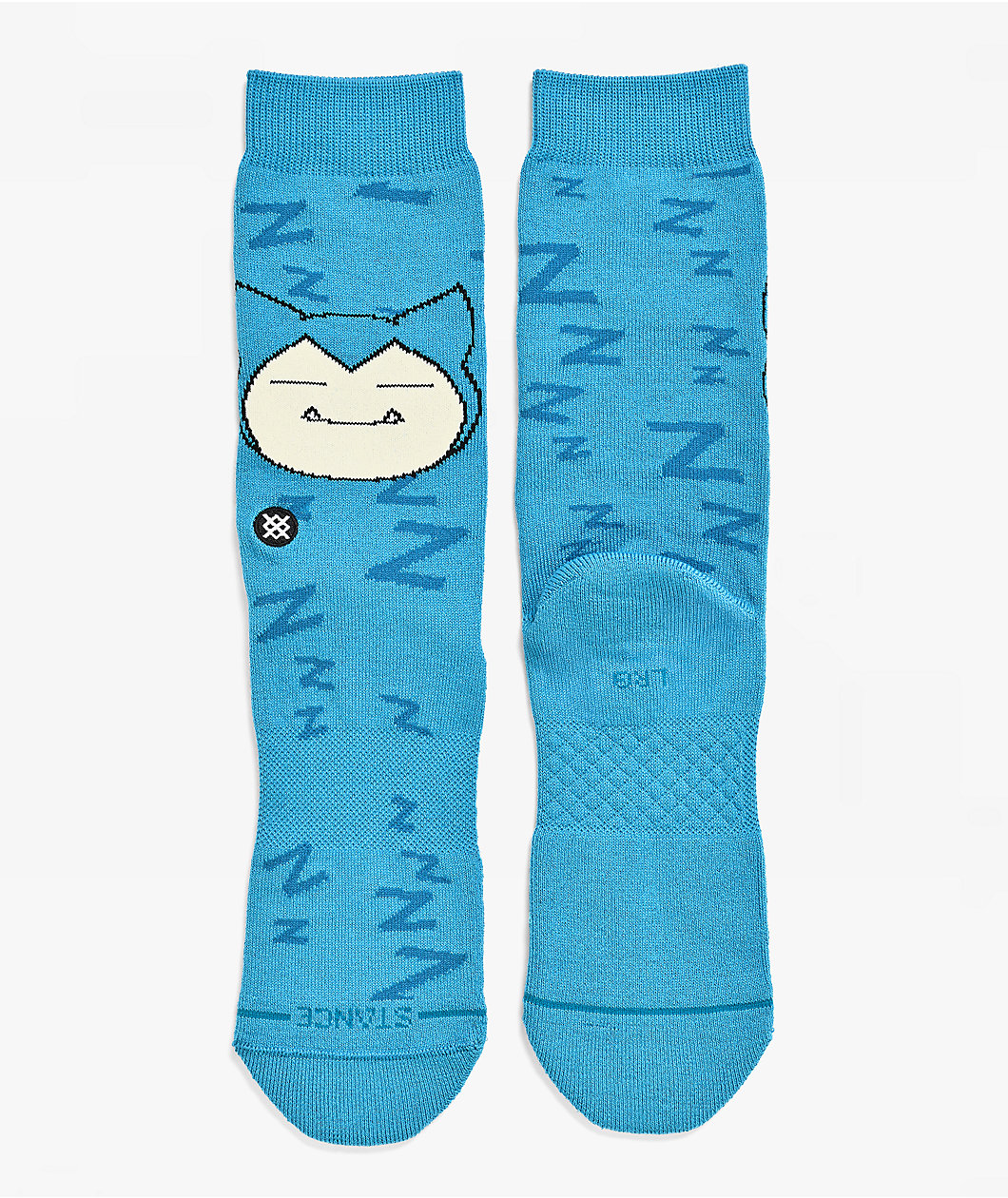 Stance x Pokémon Snorlax Sleepy Teal Crew Socks