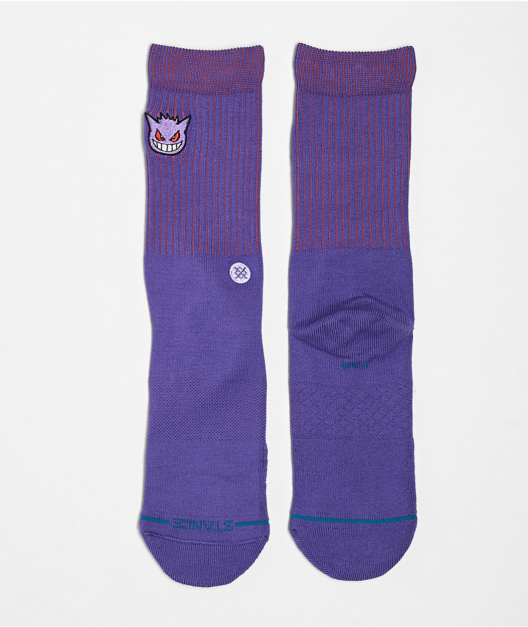 Stance x Pokemon Gengar Purple Crew Socks